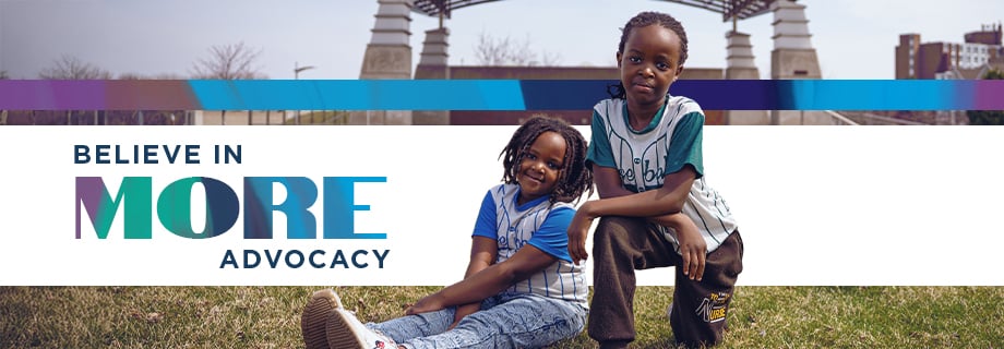 Advocacy Week Graphic that reads "Believe in More Advocacy"