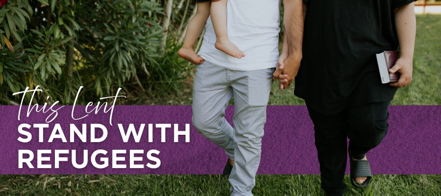 This lent stand with refugees